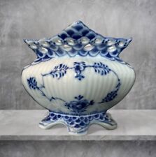 ROYAL COPENHAGEN - 1/1229 - Blue Fluted Full Lace Porcelain Sugar Bowl picture