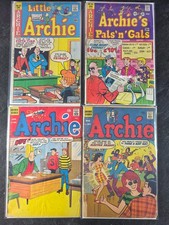 MISC VINTAGE ARCHIE COMICS #107, #105, #180, #181 - LOW GRADE picture