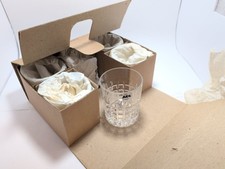Vintage ACC American Cut Crystal Old Fashioned Rocks Glasses Set of 6 in Box NIB picture