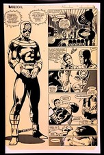 Daredevil #181 pg. 7 by Frank Miller 11x17 FRAMED Original Art Poster Print picture