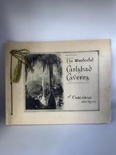 1928 Wonderful Carlsbad Caverns NM Photo Booklet 12 Views Albertype Vintage picture