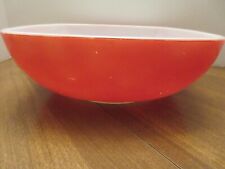 Vintage Pyrex Casserole Dish 2 1/2 Qt Red 525B-025 Oven Ware 9