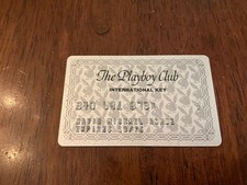 Vintage 1970’s The Playboy Club International Plastic Key Card - EC picture