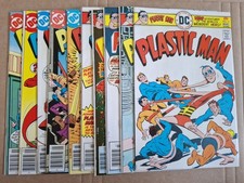 Plastic Man Lot x10 #11-20 Jack Sparling 1976 12 13 14 15 16 17 18 19 VF To VF+ picture