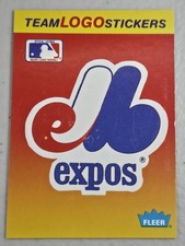 1991 Montreal Expos Fleer Team Logo Stickers Team Logo Stickers picture