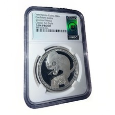 VeeFriends NGC Gem Proof Coin 2026 CONFIDENT COBRA Silvered Medal Rookie 1st picture