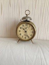Vintage Alarm Clock Junghans Mechanical Desk Clock Single Bell 1930s picture