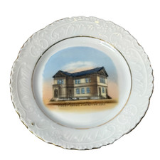 CARNDUFF Northwest Territories CANADA Souvenir ANTIQUE CHINA TRINKET DISH picture
