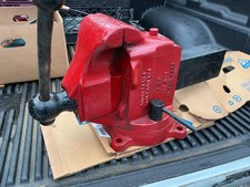 Bench vise Erie 6inch jaws Pa . 406 - nov.1908  - 157lb -  BEST OFFER… picture
