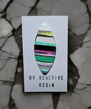 UV Reactive Layered Resin Rare Color And Patterns Blanks/Cabbing BAF 298F picture
