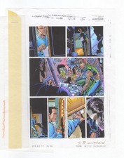 Uncanny X-Men #361 pg 16 COLOR GUIDE Original Comic Production Art picture