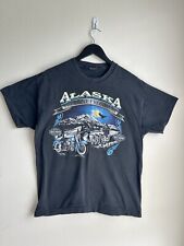 Harley Davidson Alsaska The Last Frontier T-Shirt Medium Vintage Anchorage picture