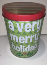 Seasonal Packaging Christmas A Very Merry Holiday Cookie Tin  5” X 4” picture
