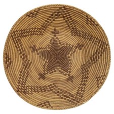 Vintage Southwest Native American Coiled Basket C1940 picture