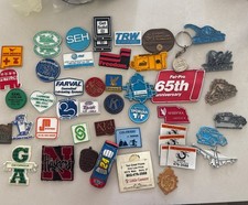 50 Vintage Rubber Advertising Fridge Magnet Souvenir LOT- picture