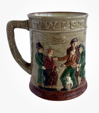 Large Royal Doulton Oliver Twist Tankard Charles Dickens Relief Decorated picture