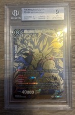 2018 MIRACULOUS REVIVAL SCR #BT5-120 MIRACULOUS FIGHTER SS3 GOGETA BGS 9 picture