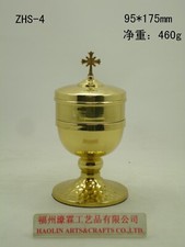 Generic ZHS-4 Christian Catholic Church Priest large size Brass cup 6.89