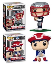 Drake Maye & Pat Patriot (New England Patriots) NFL Funko Pop Combo picture