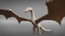Smaug Dragon Resin Sculpture Statue Model Kit LOTR Unpainted/Unassembled picture