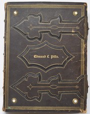 Huge Post Civil War Leather Album of the New York State Assembly 1866 CDV Photos picture