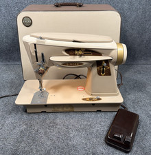 Vintage Singer Sewing Machine Model 503A Slant Needle W/ Case ** See Video ** picture