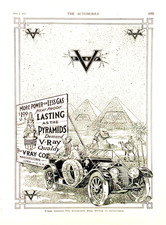 1913 Ad The V-Ray Co Marshalltown IA Heat Proof Spark Plugs $1 picture