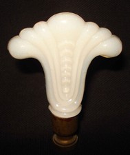 Vintage 1942 Aladdin Mantle Lamp Co Alacite Moonsheaf Finial Replacement Part picture