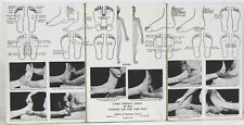 Tri-Fold Foot Zone Therapy (Reflexology) Chart  Eunice Ingham of Rochester 1944 picture