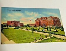 Boys Town School Building Father Flanagan Near Omaha Nebraska VTG Postcard Linen picture