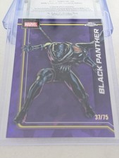Topps 2023 Topps Chrome Marvel Black Panther #015 Serial Numbered /75 picture