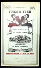 1911 Fresh Fish Case Fish Cleveland Ohio Ad Mailer with Return Order Form C31J picture