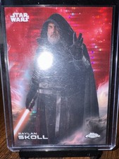 2025 Topps Chrome Star Wars BAYLAN SKOLL RED 🚨 1/5 picture