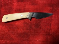 Vintage Schrade Scrimshaw USA SC 509 Delrin Fixed Blade Knife. No artwork. picture