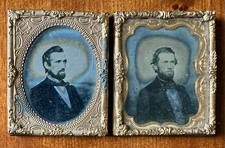 Two 1860s Ambrotype Photo Civil War General LEW WALLACE Brothers? picture