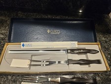 Cutco Carving Knife Vintage Set w/ original box and additional turning fork picture