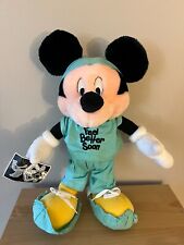 Disney Mickey Mouse Feel Better Soon Green Scrubs Goofy X-Ray Plush - Stand/Pose picture