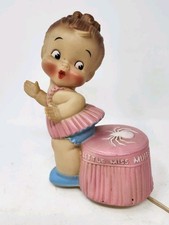 Vintage Alan Jay Little Miss Muffet Nightlight Rubber Toy Doll Cute *Not Working picture