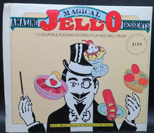 Vintage JELLO Desserts Recipe Book Hardcover Nostalgic Illustrations 1977 picture