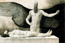 Allegorical Photography Winged Figure Classical Art 36x24