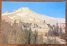 POSTCARD Giant 9x6 Mount Hood & Timberline Lodge c1950's picture
