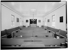Photo:Kalaupapa Molokai Hawaii Siloama Protestant Church Interior 1900s picture