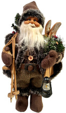 Giftcraft Woodland Santa Figure Christmas Skis Latern 13