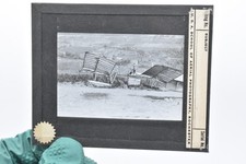 WWI 1918-1919 Aerial Photo School Glass Slide Langley Aerodrome Airplane Biplane picture