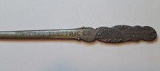 Antique Central Electric Co Chicago Brass Letter Opener Okonite Western Agents picture