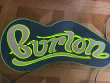 Vintage Burton Shop Sign with Rotary Switch - Rare Collectible picture