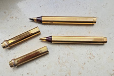 Fantastic vintage  CARTIER VENDÔME  Goldplated set ( FP + BP) -  18K Nib - MINT picture