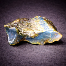 Lovely Natural Dominican Clear Deep Blue Amber Rough Specimen 65mm 16.5g picture