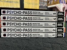 Psycho-Pass Inspector Shinya Kogami Manga Vol 1-5 Manga Set Dark Horse Comics picture