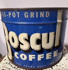 VINTAGE BOSCUL “FULL” #1 COFFEE TIN CAN picture